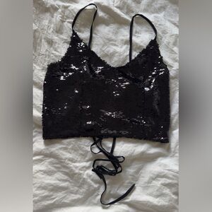 Single pc 🔥 Brand new limited edition Zara sequin cami backless top
